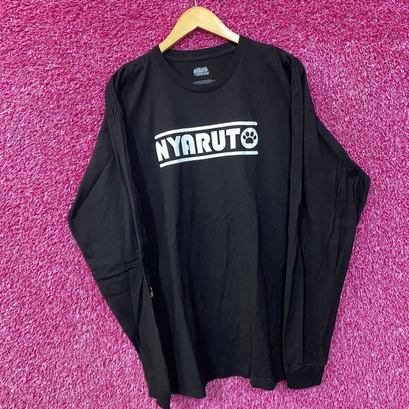 Naruto Shippuden Nyaruto Cat Paw Long Sleeve T-Shirt 2XL - Picture 3 of 4